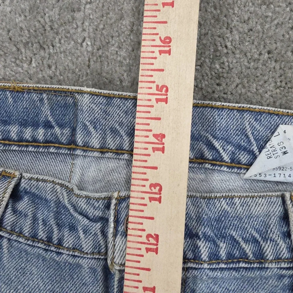 Vintage Levis 560 Jeans Mens 38x32‎ Light Blue Relaxed Fit Straight Leg USA 90s